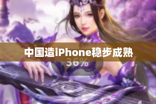 中国造iPhone稳步成熟