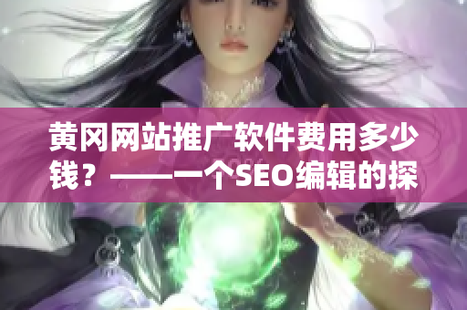黄冈网站推广软件费用多少钱？——一个SEO编辑的探究