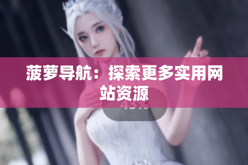 菠萝导航：探索更多实用网站资源