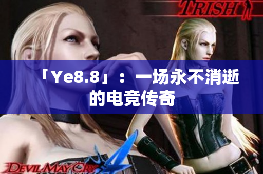 「Ye8.8」：一场永不消逝的电竞传奇