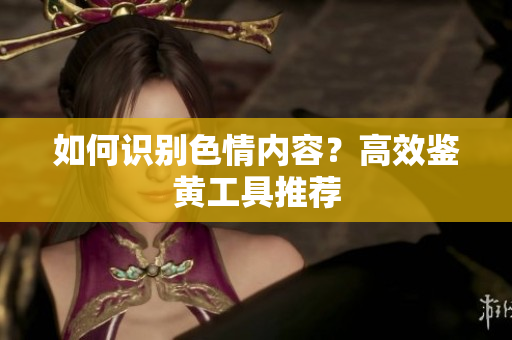 如何识别色情内容？高效鉴黄工具推荐