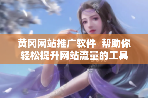 黄冈网站推广软件  帮助你轻松提升网站流量的工具