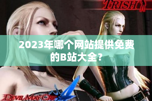 2023年哪个网站提供免费的B站大全？