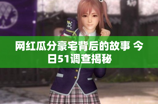 网红瓜分豪宅背后的故事 今日51调查揭秘