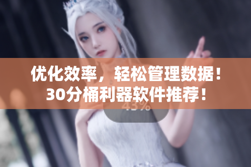 优化效率，轻松管理数据！30分桶利器软件推荐！