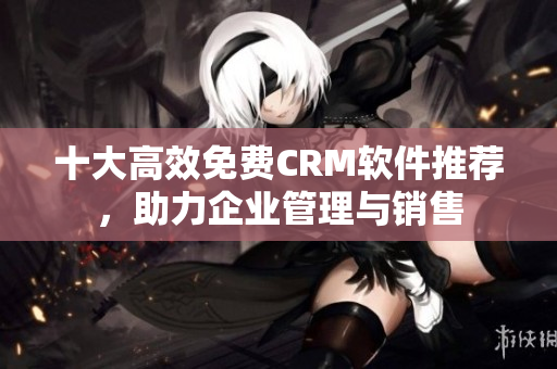 十大高效免费CRM软件推荐，助力企业管理与销售