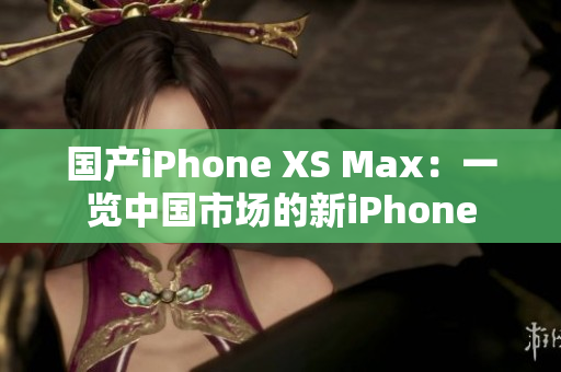 国产iPhone XS Max：一览中国市场的新iPhone