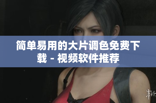 简单易用的大片调色免费下载 - 视频软件推荐