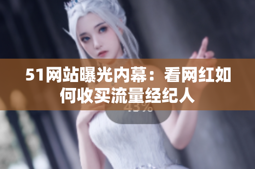 51网站曝光内幕：看网红如何收买流量经纪人