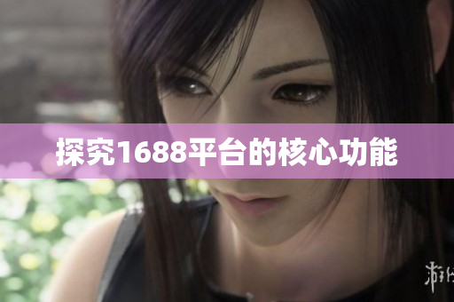 探究1688平台的核心功能