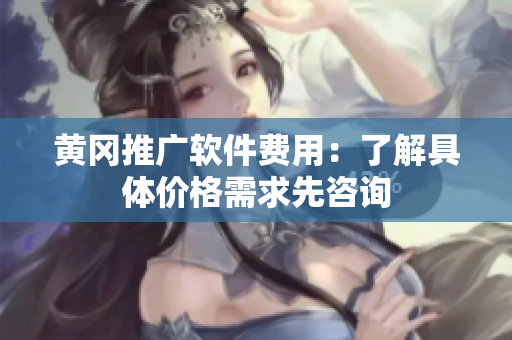 黄冈推广软件费用：了解具体价格需求先咨询