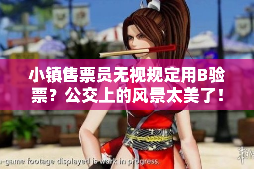 小镇售票员无视规定用B验票？公交上的风景太美了！