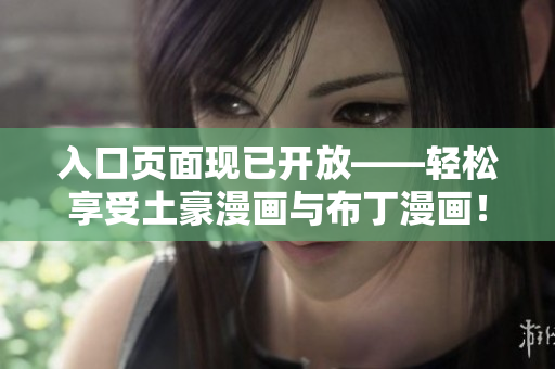 入口页面现已开放——轻松享受土豪漫画与布丁漫画！