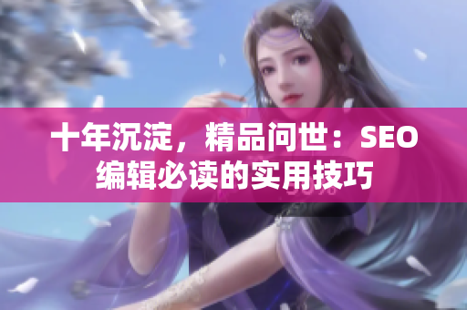 十年沉淀，精品问世：SEO编辑必读的实用技巧