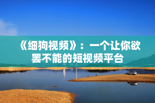 《细狗视频》：一个让你欲罢不能的短视频平台