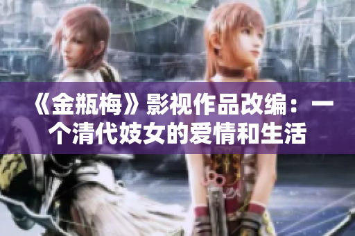 《金瓶梅》影视作品改编：一个清代妓女的爱情和生活