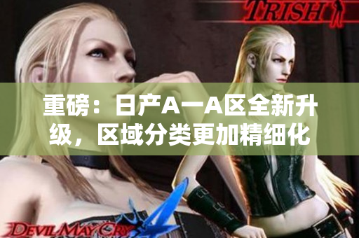 重磅：日产A一A区全新升级，区域分类更加精细化