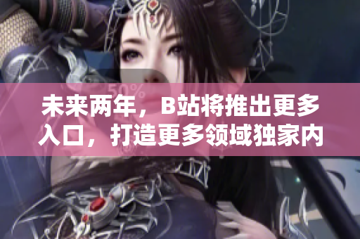 未来两年，B站将推出更多入口，打造更多领域独家内容