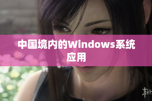 中国境内的Windows系统应用