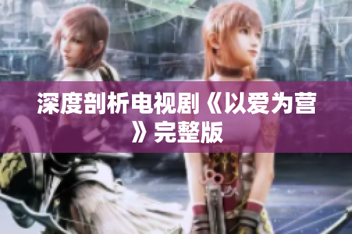 深度剖析电视剧《以爱为营》完整版