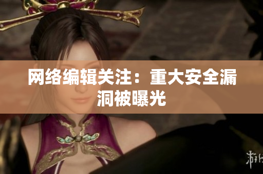 网络编辑关注：重大安全漏洞被曝光