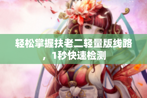 轻松掌握扶老二轻量版线路，1秒快速检测