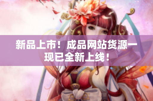新品上市！成品网站货源一现已全新上线！