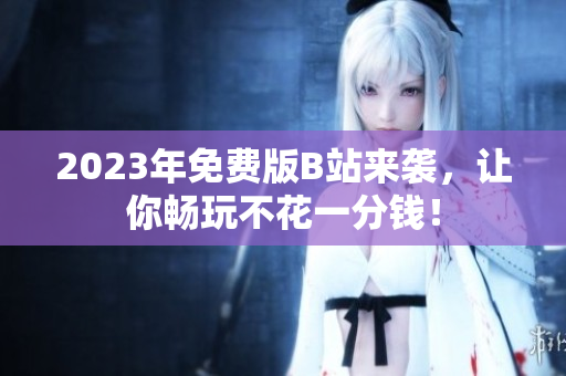 2023年免费版B站来袭，让你畅玩不花一分钱！