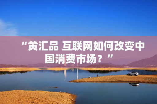 “黄汇品 互联网如何改变中国消费市场？”