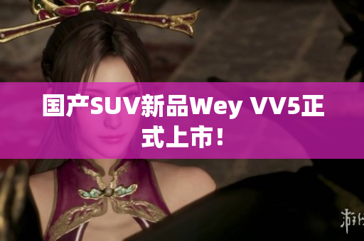 国产SUV新品Wey VV5正式上市！