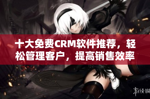 十大免费CRM软件推荐，轻松管理客户，提高销售效率
