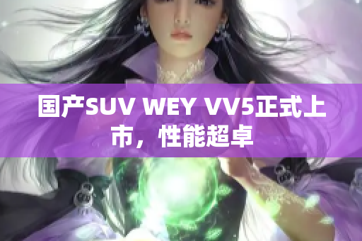 国产SUV WEY VV5正式上市，性能超卓