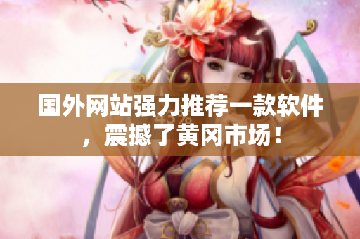国外网站强力推荐一款软件，震撼了黄冈市场！