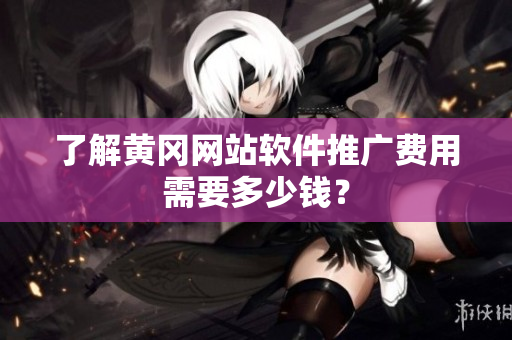 了解黄冈网站软件推广费用需要多少钱？