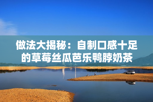 做法大揭秘：自制口感十足的草莓丝瓜芭乐鸭脖奶茶