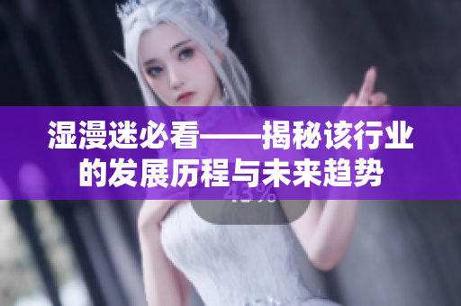 湿漫迷必看——揭秘该行业的发展历程与未来趋势