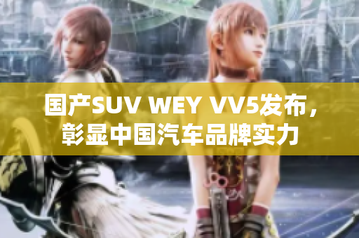 国产SUV WEY VV5发布，彰显中国汽车品牌实力