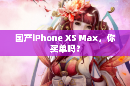 国产iPhone XS Max，你买单吗？