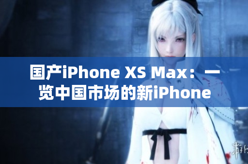 国产iPhone XS Max：一览中国市场的新iPhone