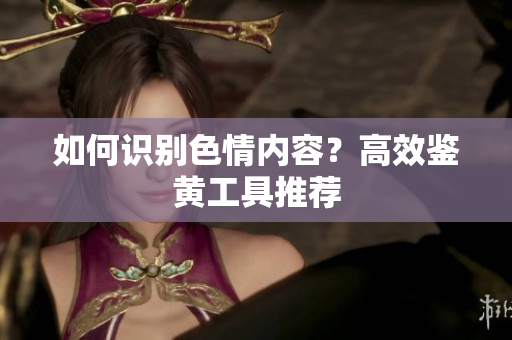 如何识别色情内容？高效鉴黄工具推荐