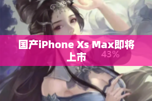国产iPhone Xs Max即将上市