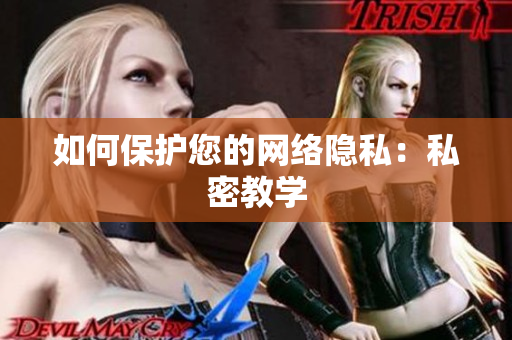 如何保护您的网络隐私：私密教学