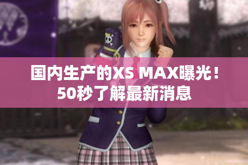 国内生产的XS MAX曝光！50秒了解最新消息