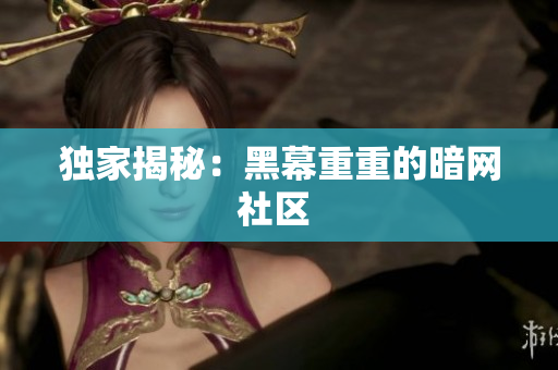 独家揭秘：黑幕重重的暗网社区 