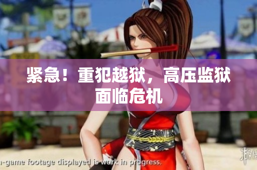 紧急！重犯越狱，高压监狱面临危机