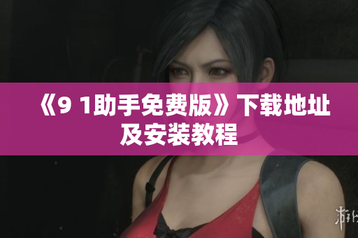 《9 1助手免费版》下载地址及安装教程