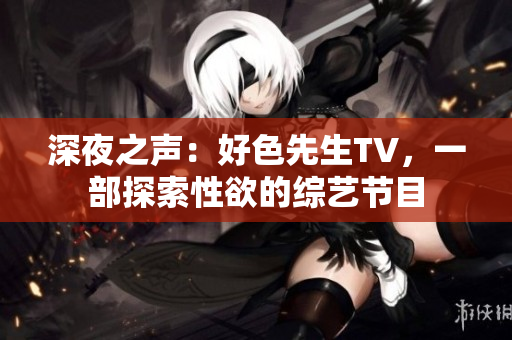 深夜之声：好色先生TV，一部探索性欲的综艺节目