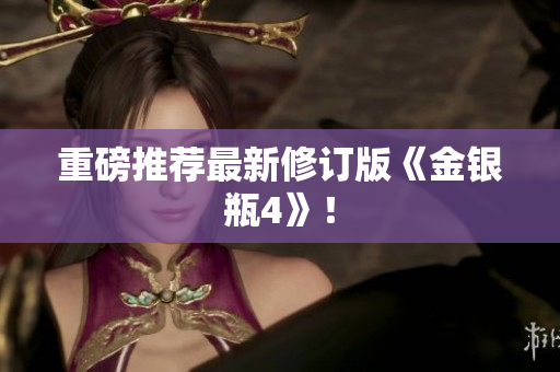 重磅推荐最新修订版《金银瓶4》！