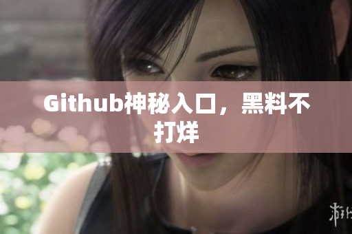 Github神秘入口，黑料不打烊