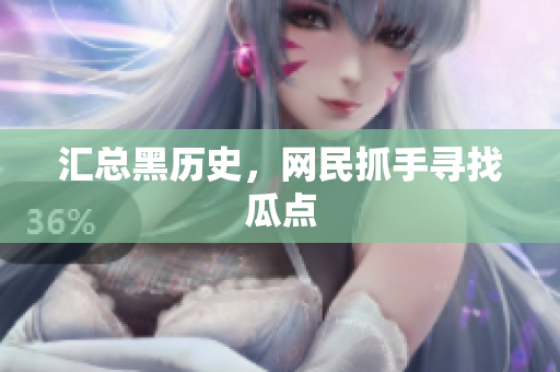 汇总黑历史，网民抓手寻找瓜点